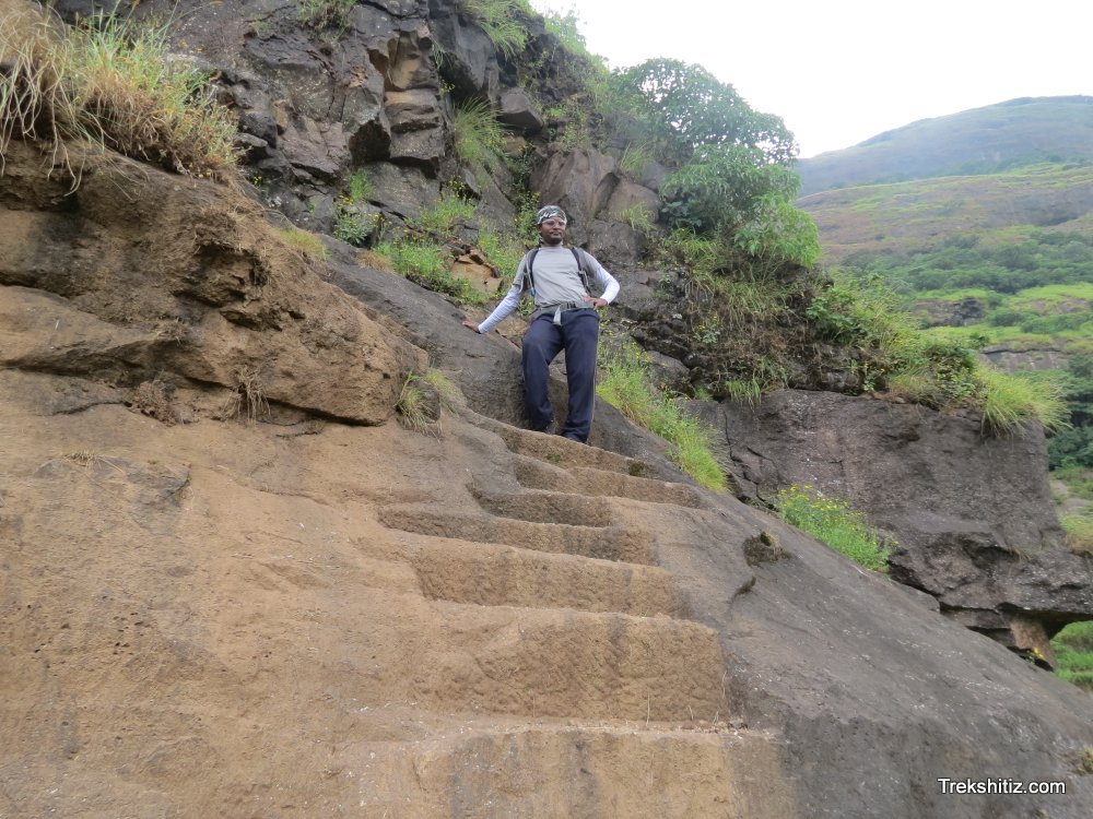 Bhairavgad(Shirpunje)Carved steps