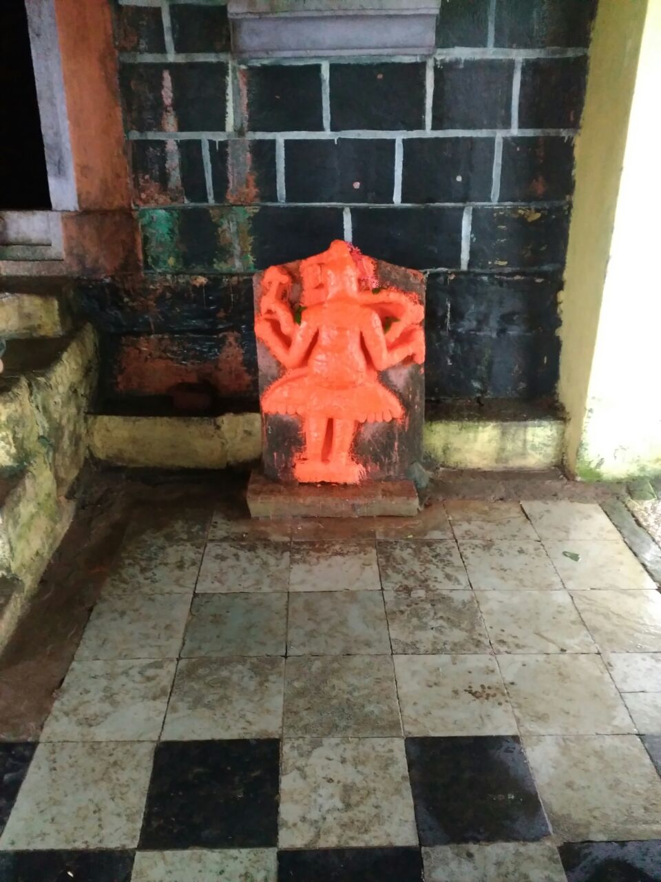 Bhorgiri Ganesh Koteshwar Mandir at the base
