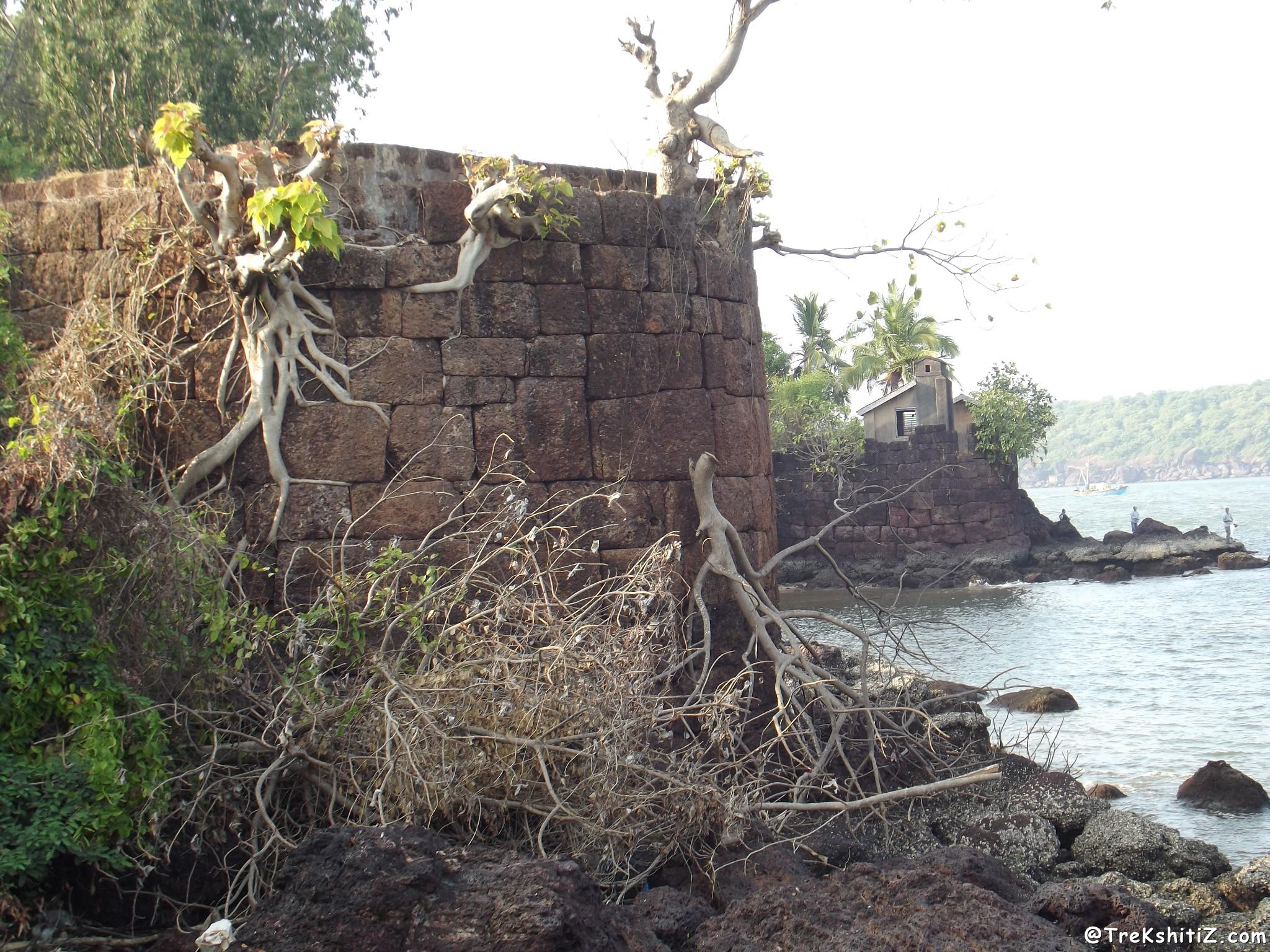 The seaside bastion of Devgad Fort