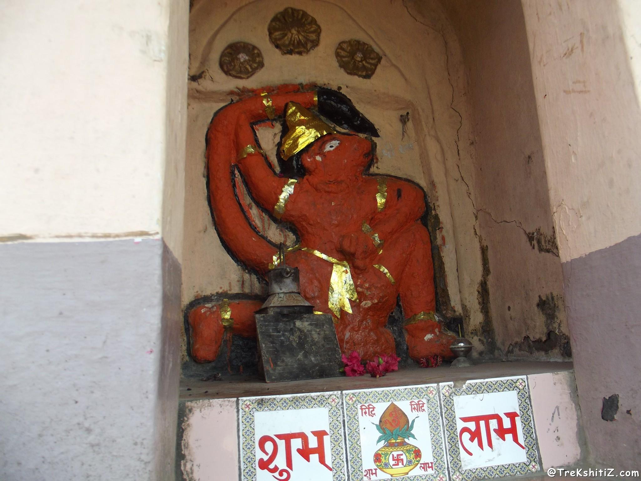 Hanuman Temple in Devgad Fort