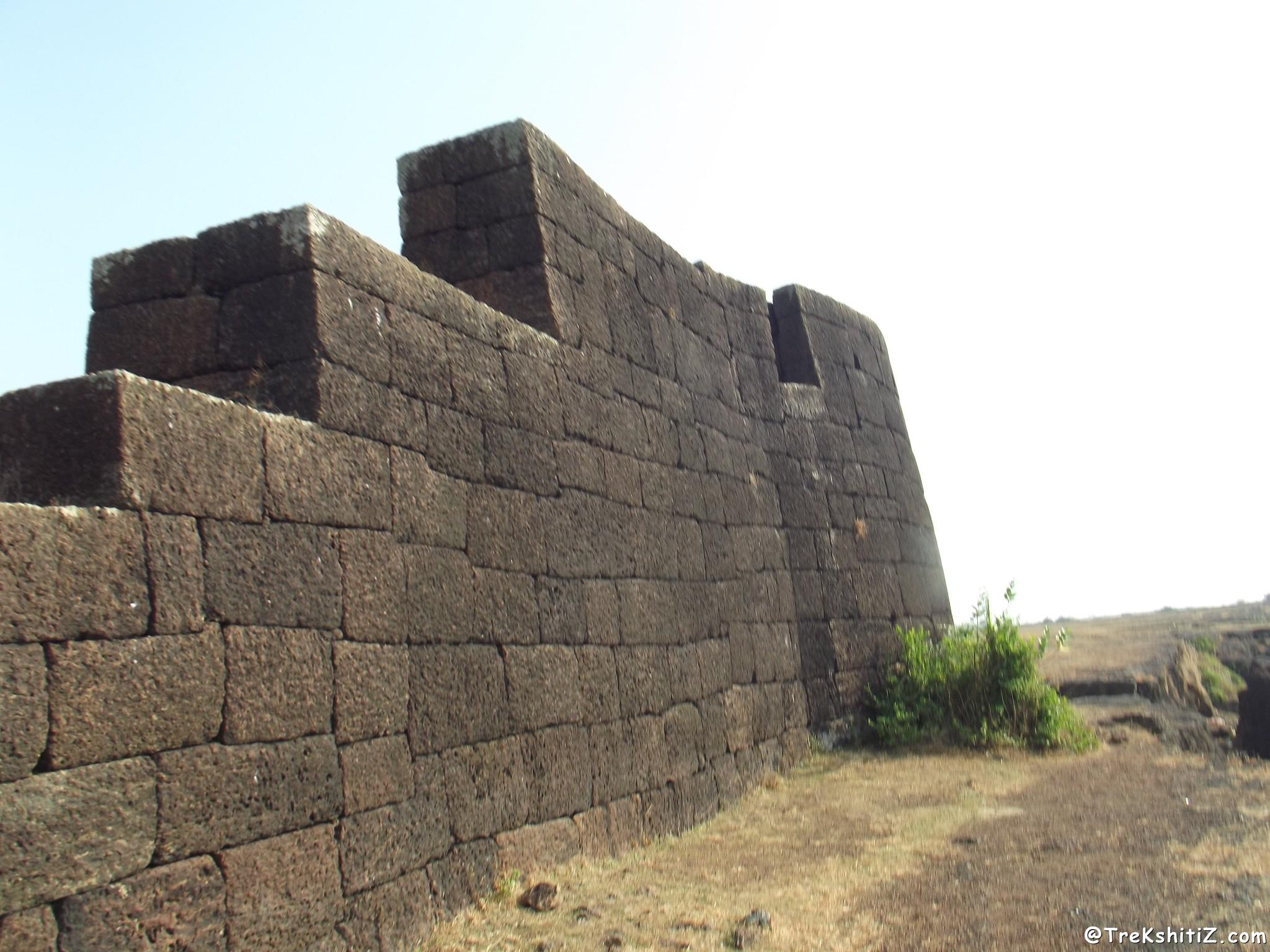Zenda buruj(bastion) on Devgad Fort