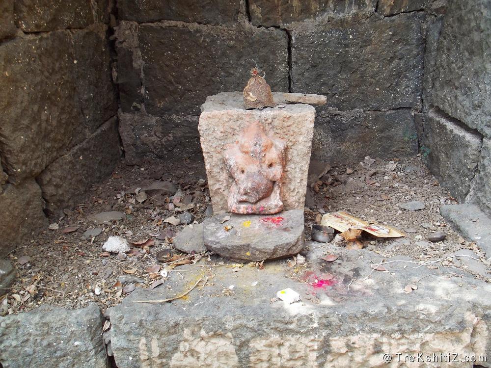 Ganpati idol at Dronagiri Fort