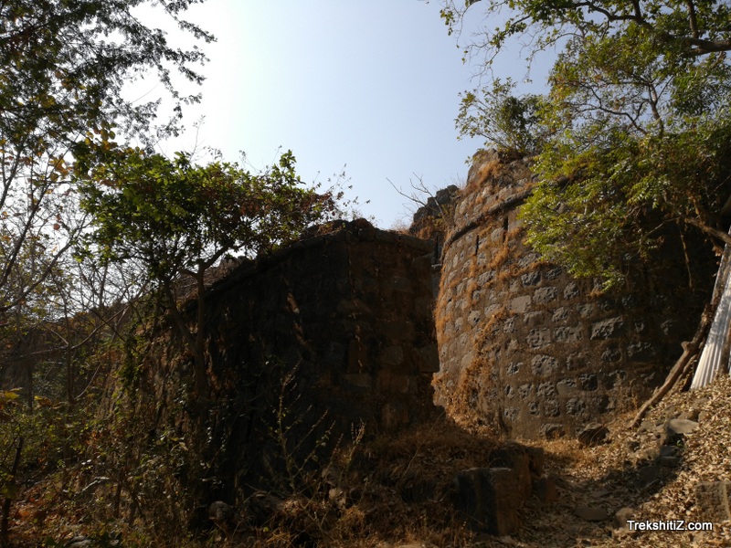Indragad Main Entrance gate & bastion