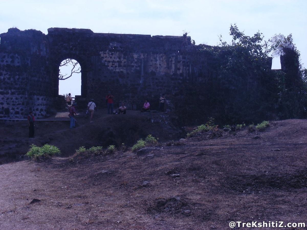 A entrance towards the Balekilla of Korlai fort.
