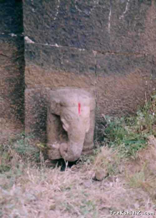 Elephant Sculpture Carved on Darwaja