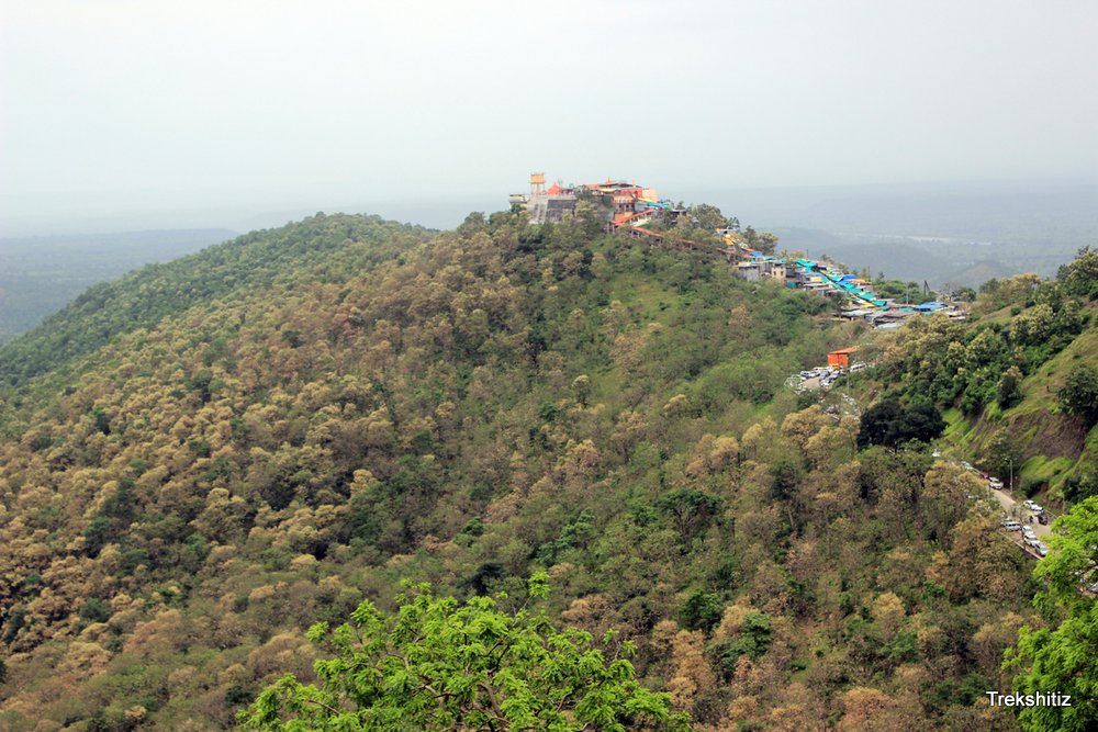 Mahurgad Renukadevi mandir from fort