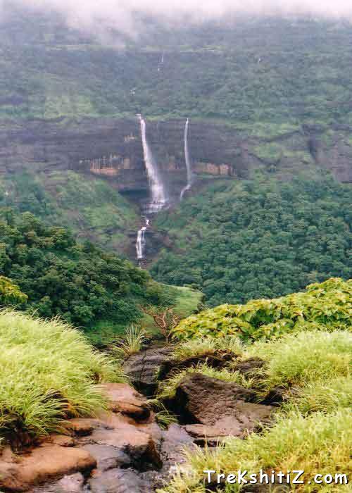Waterfall can be seen From Rajamchi