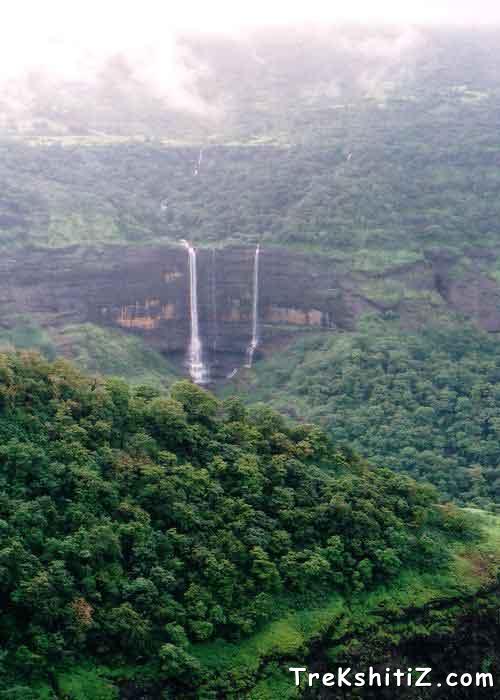 Waterfall can be seen from Rajmachi