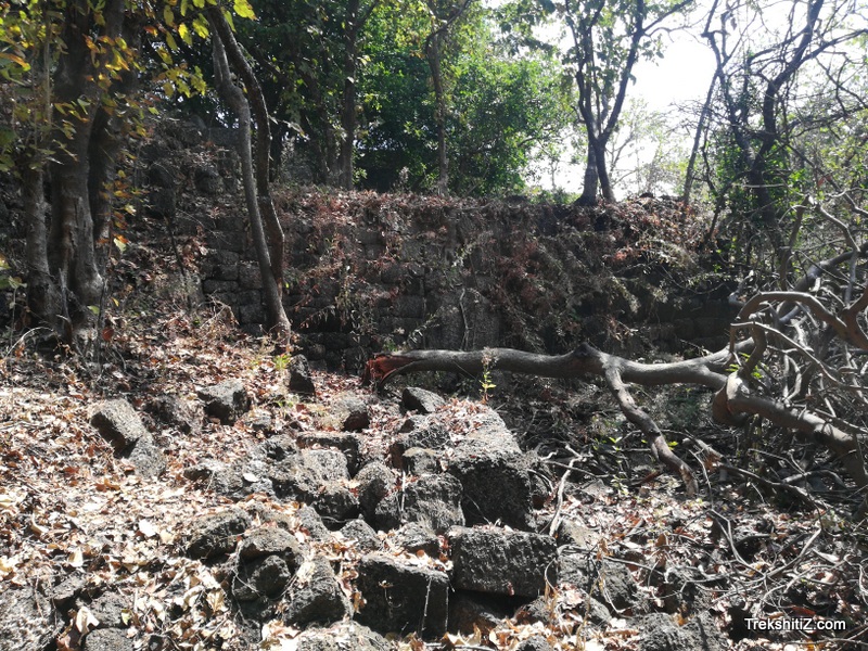 Fortification wall 
 Vijaygad