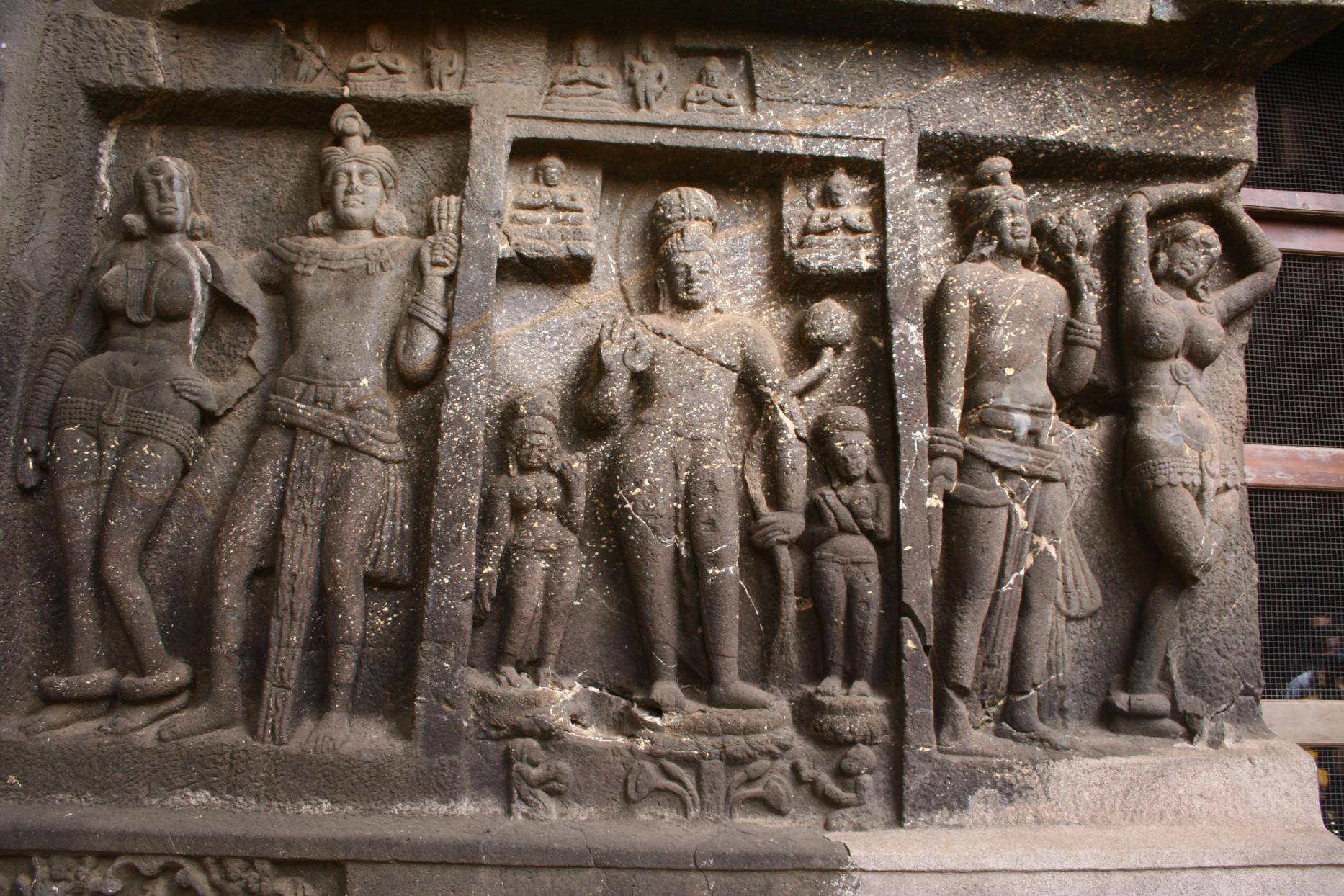 Caves in Maharashtra ,Donars carved in cave