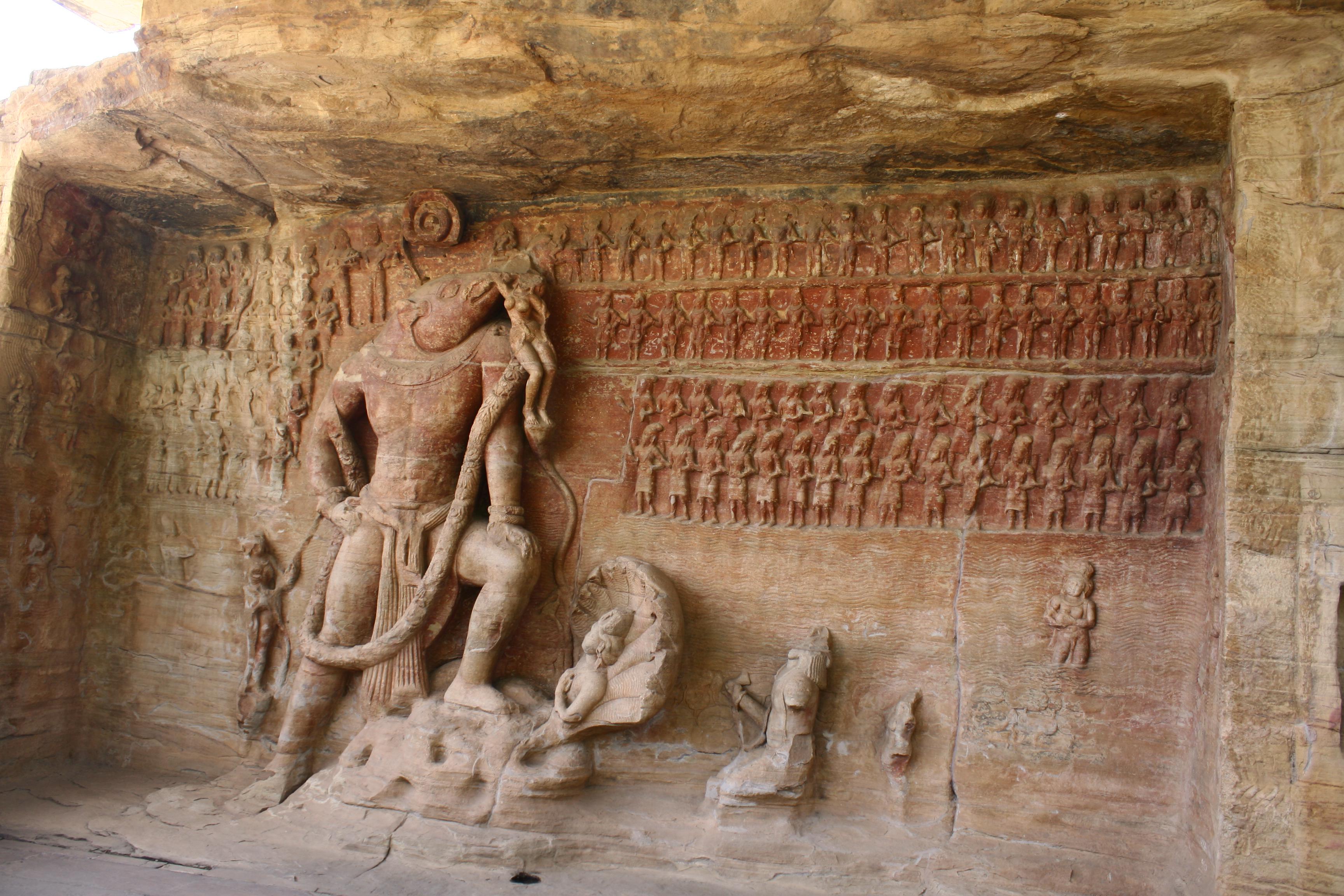 Caves in India, Hindu leni, Wamanavtar, Vidisha, Madhyapradesh 