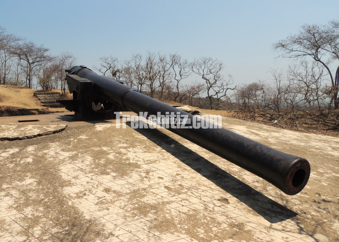 Canno at Gharapuri Fort
