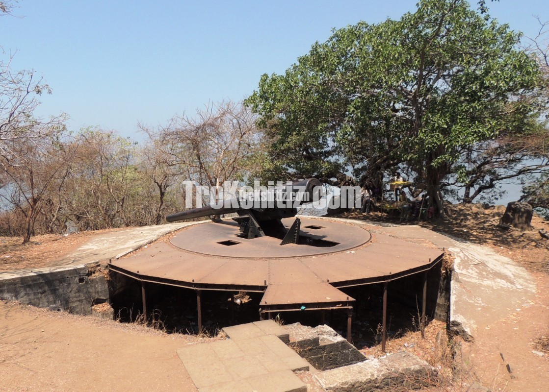 Cannon at Gharapuri Fort