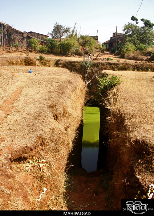 Water tank on Mahipalgad