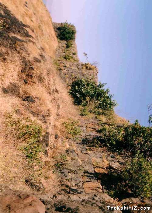 Way towards Vardhanagad.