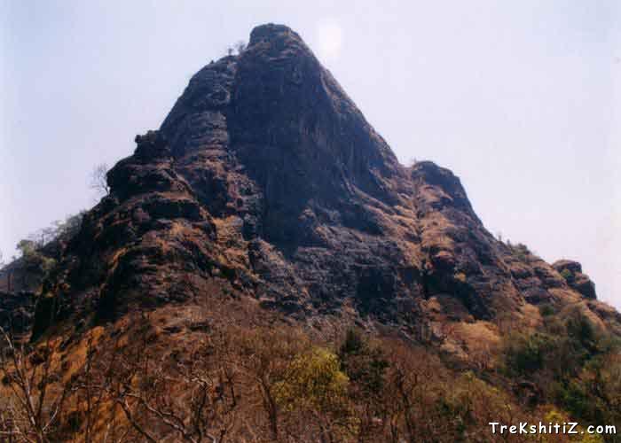 Manikgad from base villege