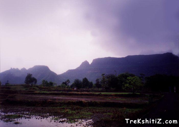 Prabalgad from base Village
