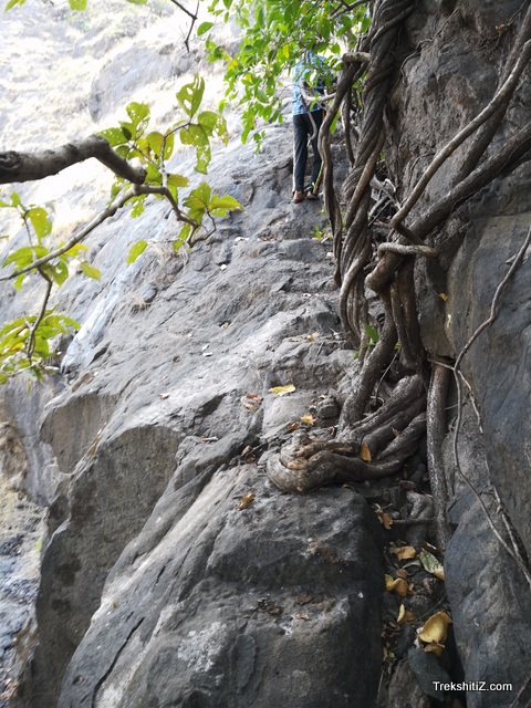 Steps after 1st rock patch Anghai