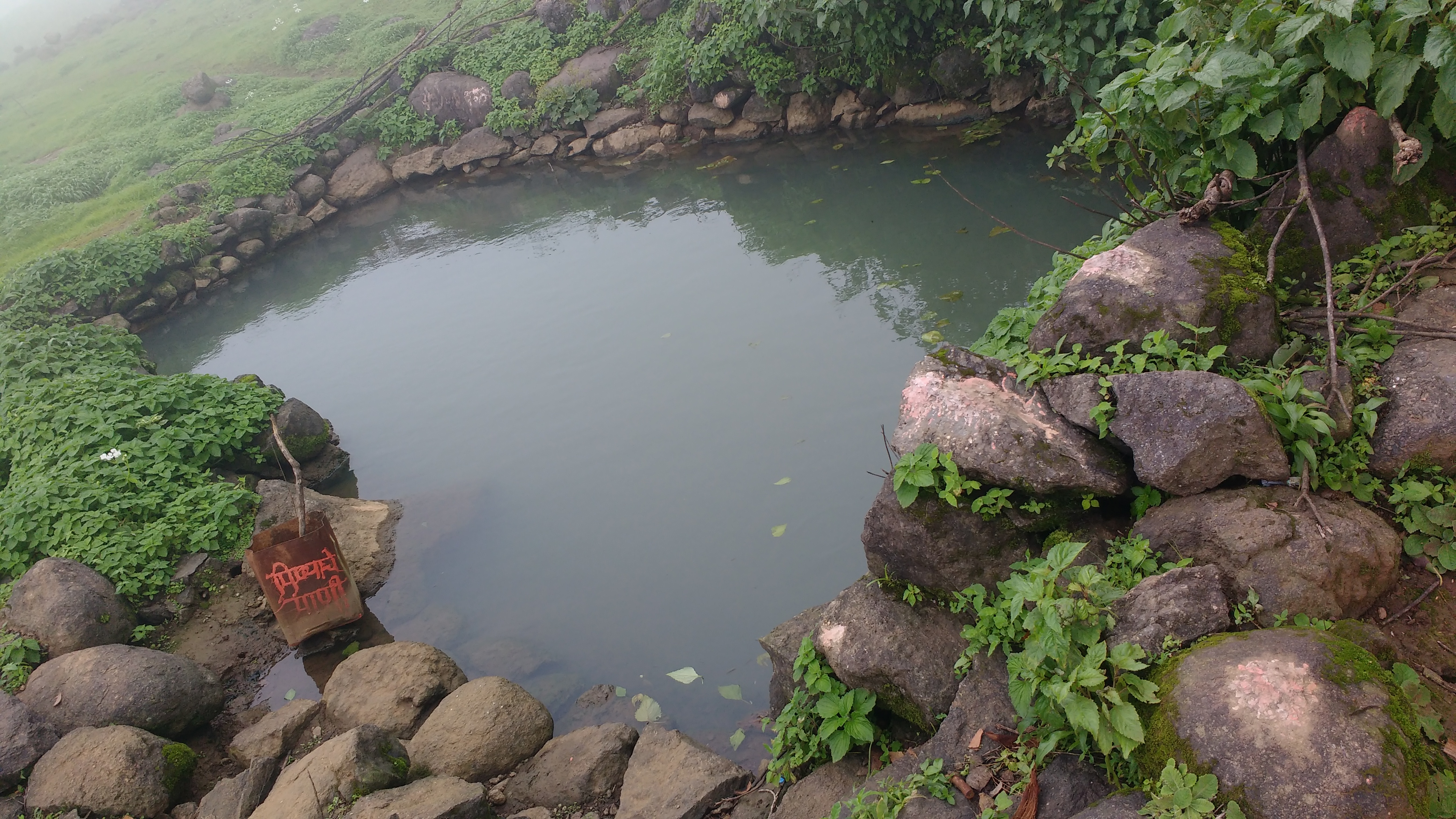 Water tanke on Balekilla Anjaneri