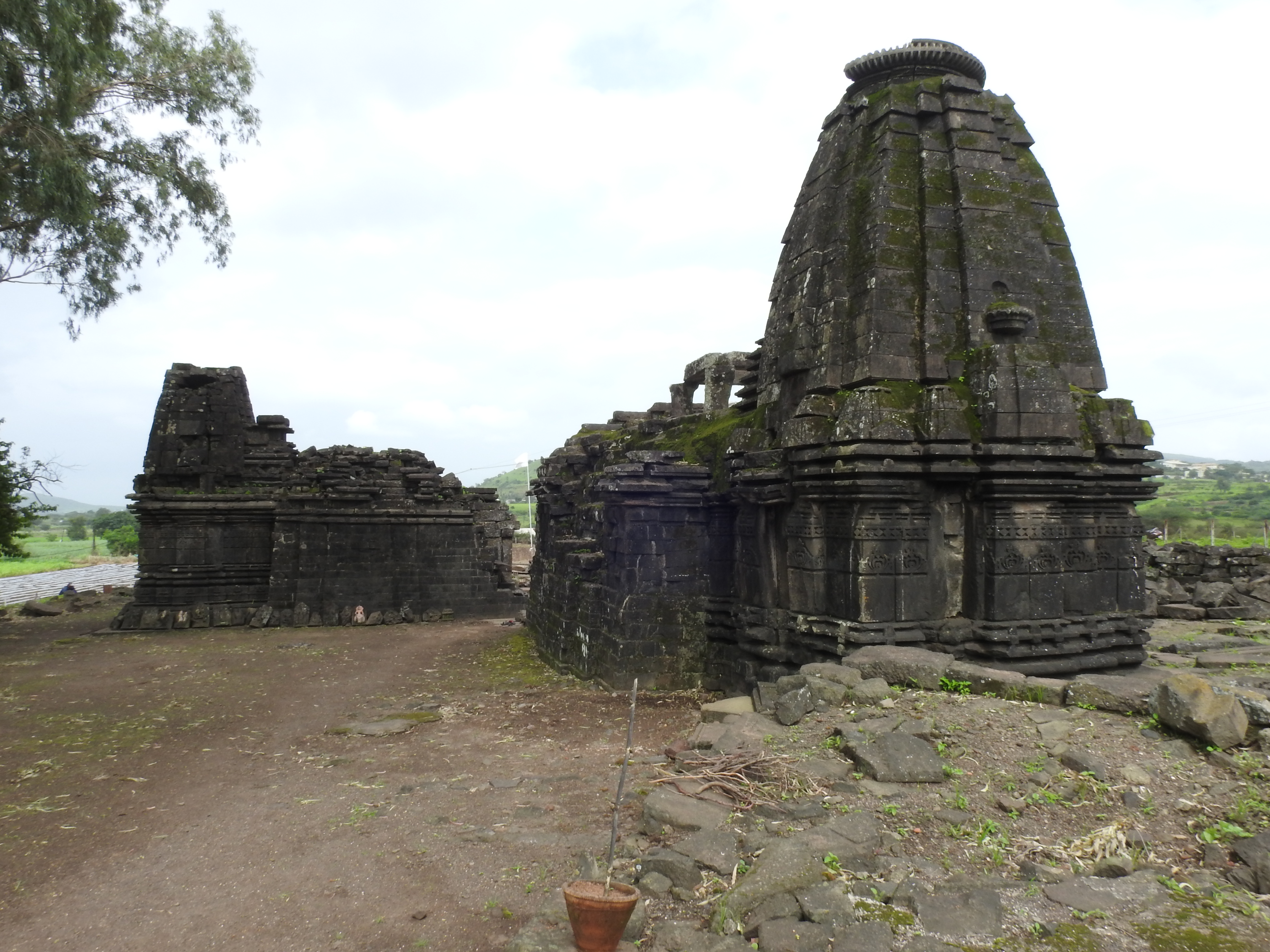 Jain Mandir at base vilaage Anjaneri