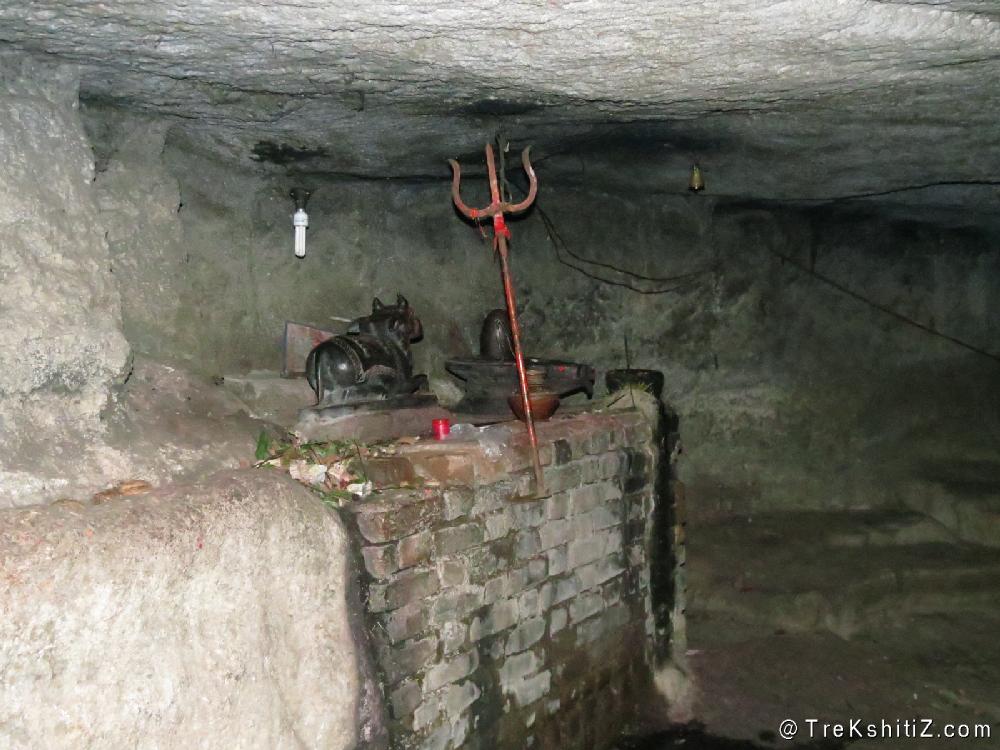 Shivling at Cave + Water Tank, Bhansigad