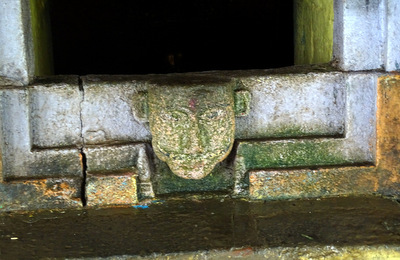 Bhorgiri Koteshwar Mandir at the base