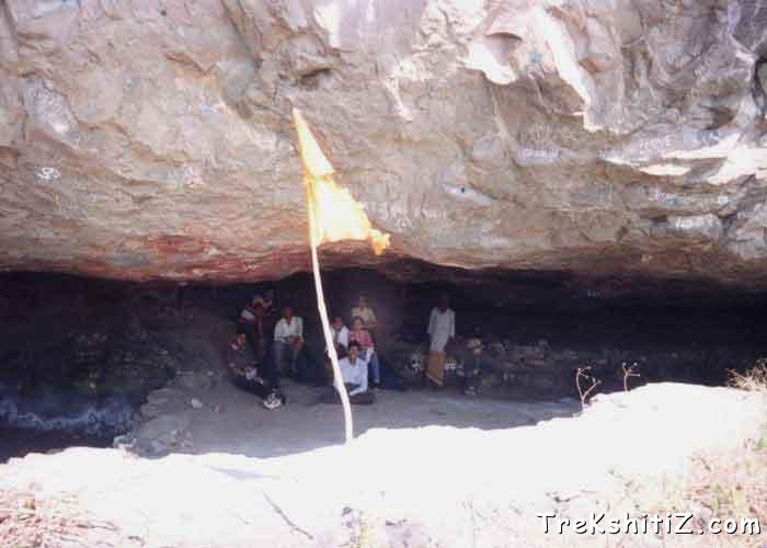 Cave on Chanderi fort.