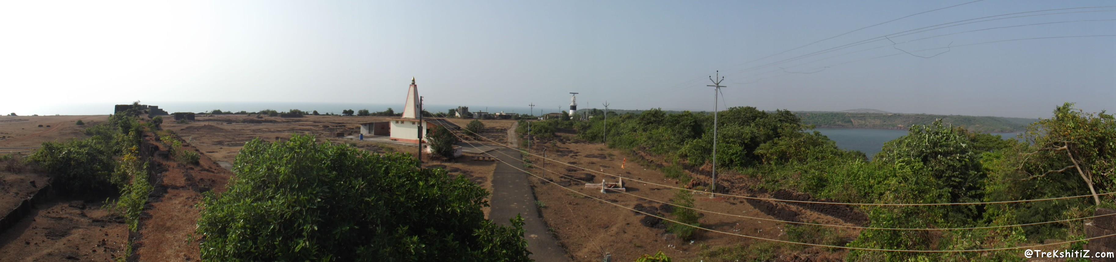 Panoramic view of Devgad Fort