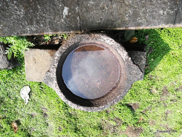 Stone pot Dhakoba Temple