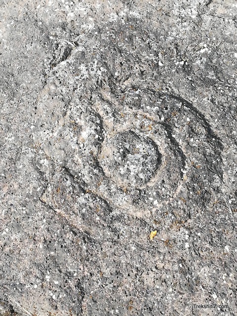 carving on rock Dhakoba