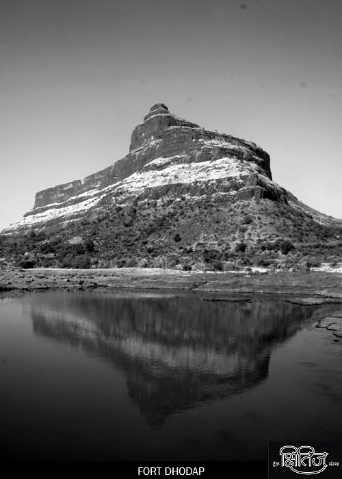 Beautiful reflection of Dhodap Fort