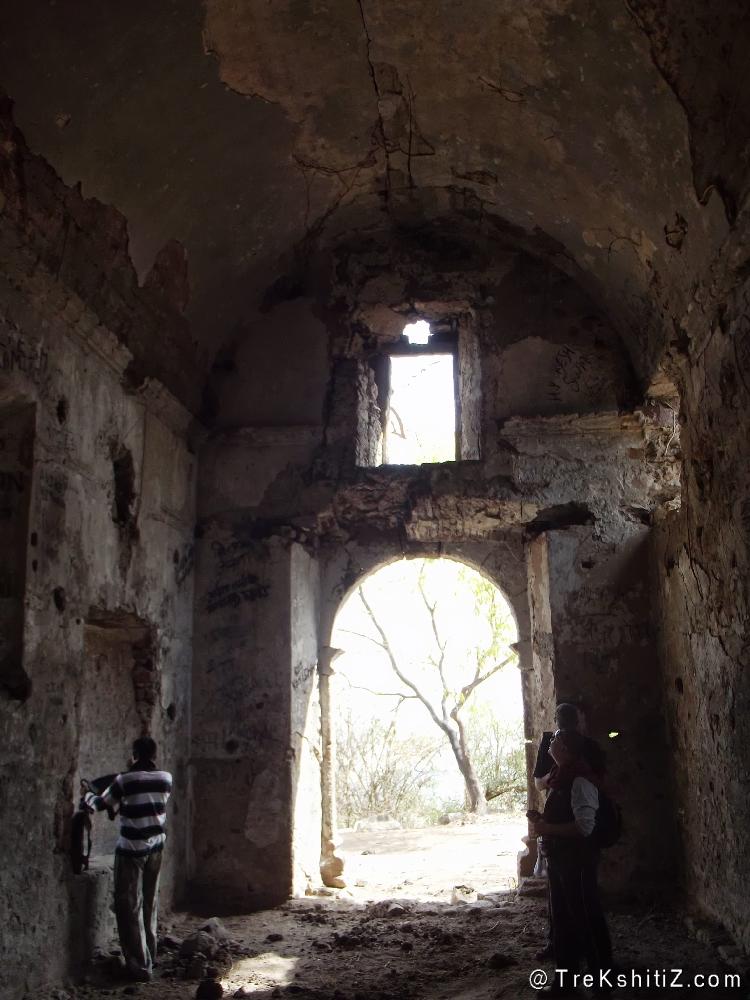 Church (inside view)  at Dronagiri Fort