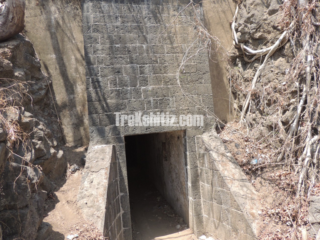 Opning of Bunker at Gharapuri Forts