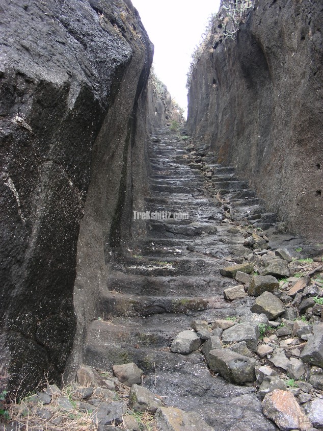 Rock cut steps Indrai