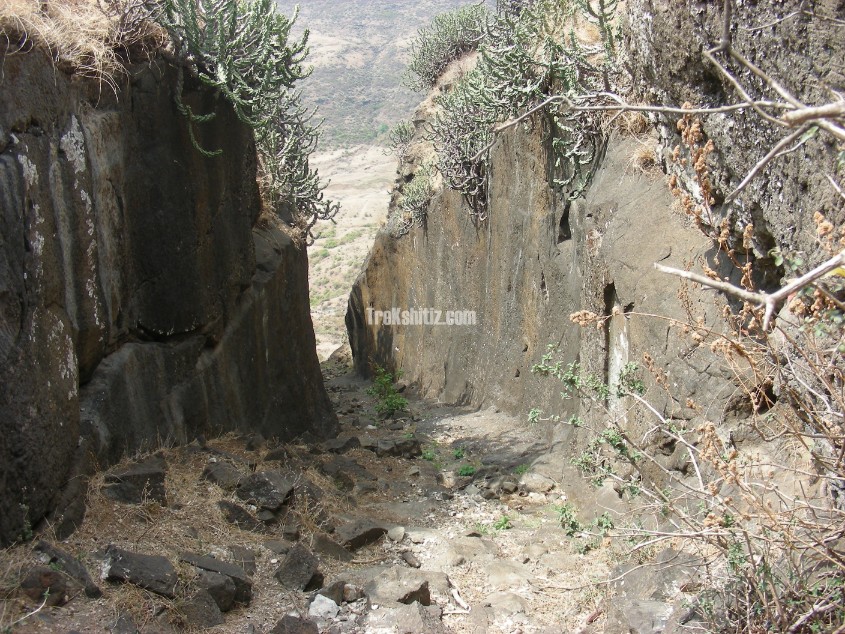 Rock cut steps Indrai