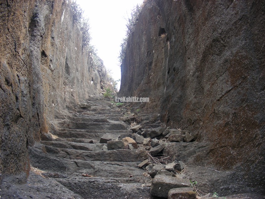 Rock cut steps Indrai