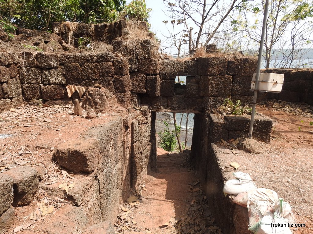 Entance gate near sea Jaigad