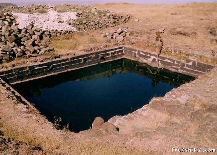 Water tank on Mahimangad