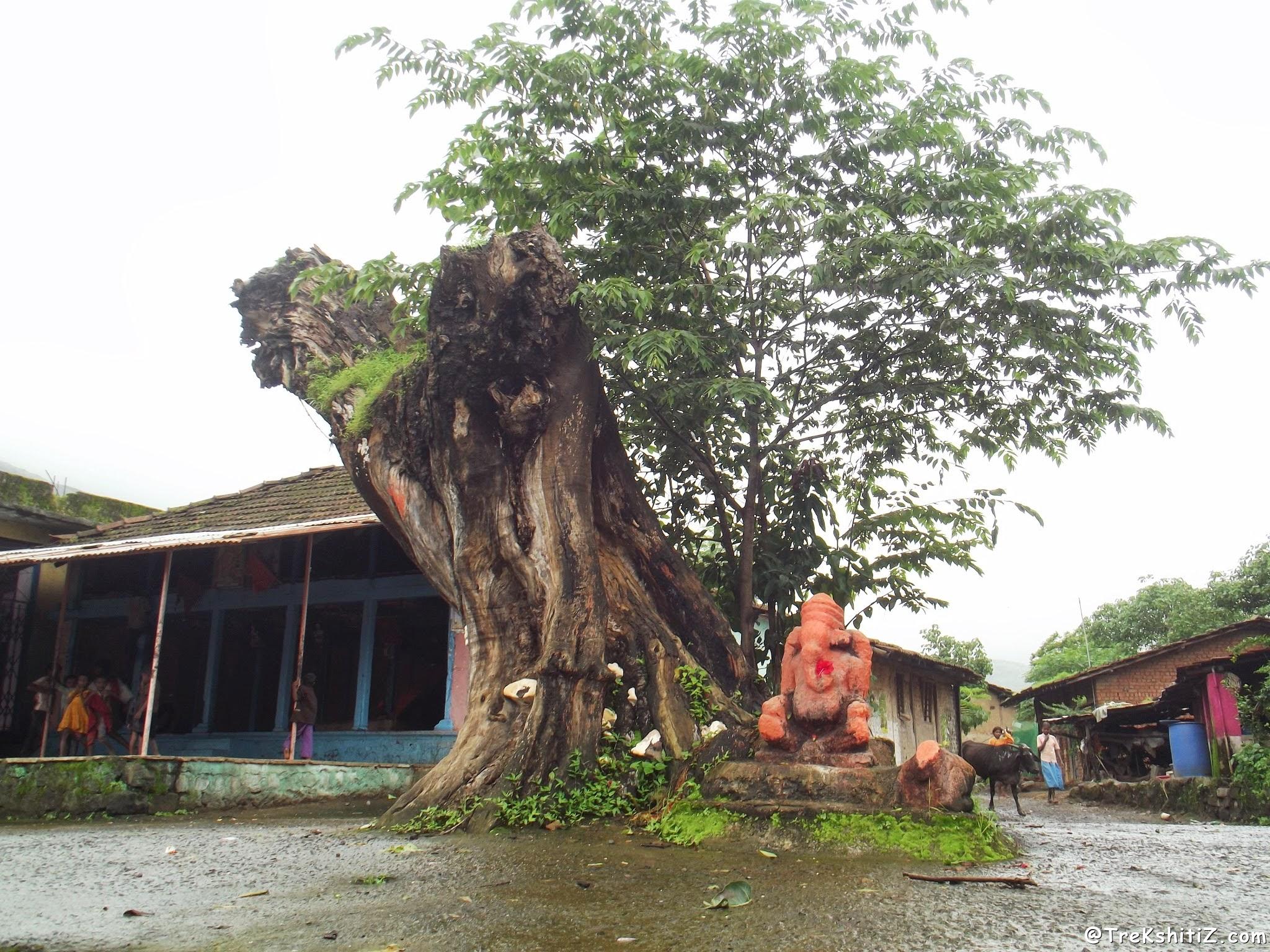 Ganpati at Khairgaon, base of Mordhan Fort