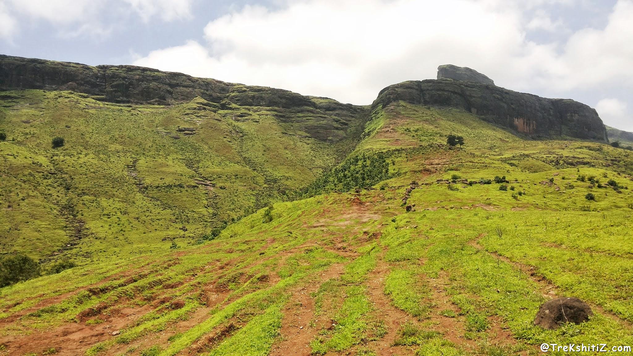 Mora Dongar & Mordhan Fort at backside, Nasik