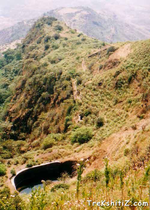Back side of Purandhar From Balekilla