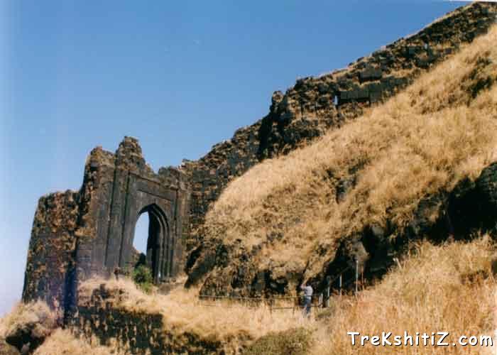 Pali darwaja of Rajgad