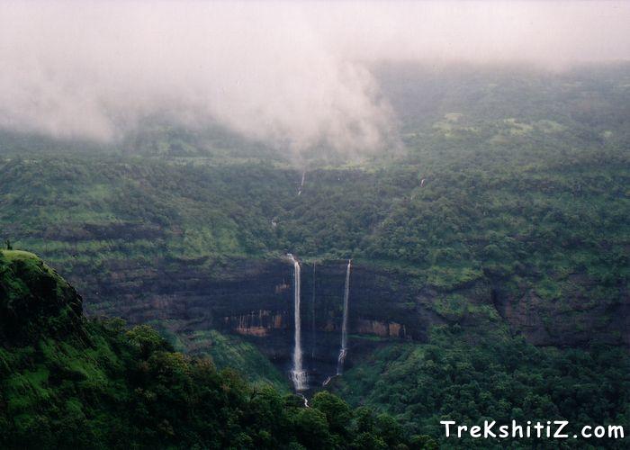 Waterfall can be seen from Rajmachi
