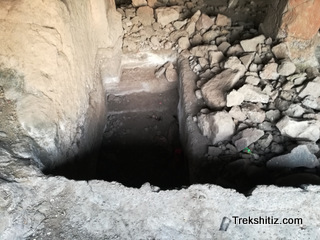 Water Tank inside the cave Rohilgad