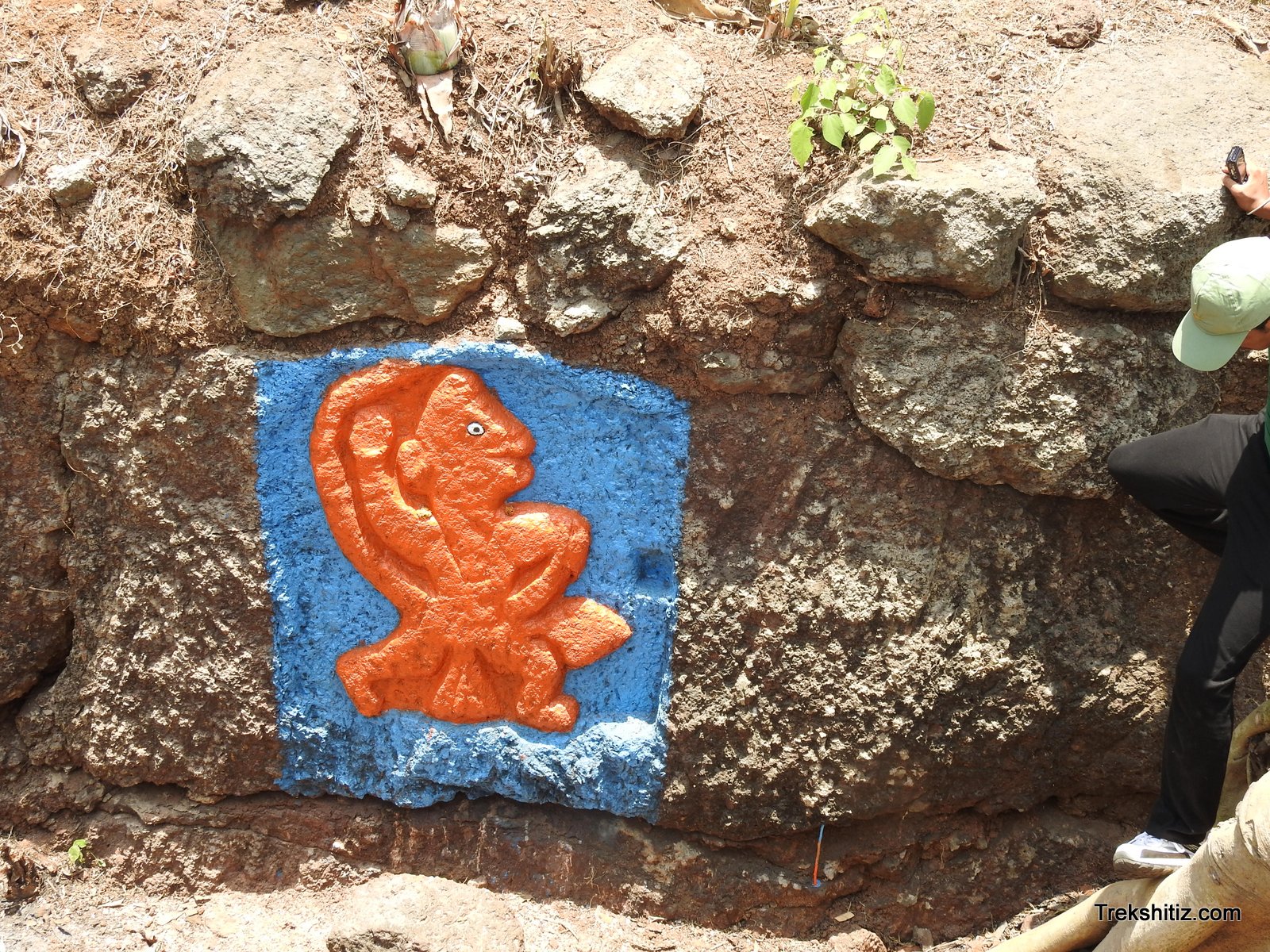 Hanuman in trenchYashwantgad(Nate)
