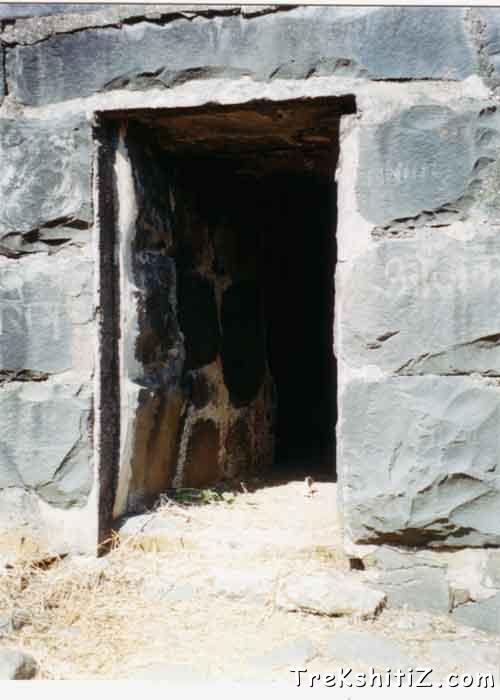 Way to the  room in Rampart of Khanderi Fort.