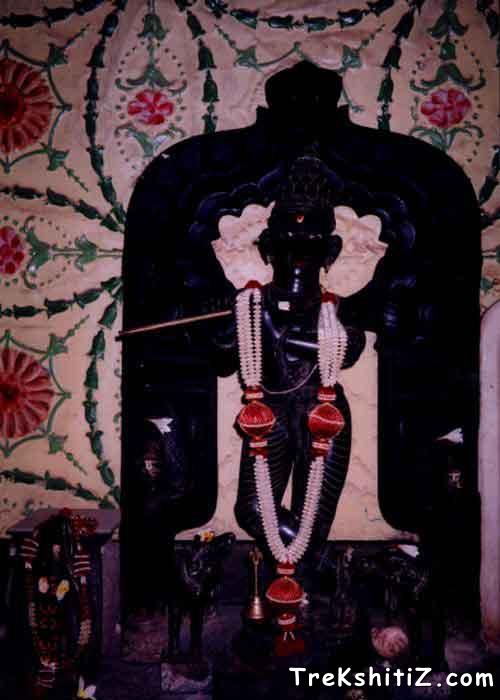 Shrikrishna murti in base village of Malhargad