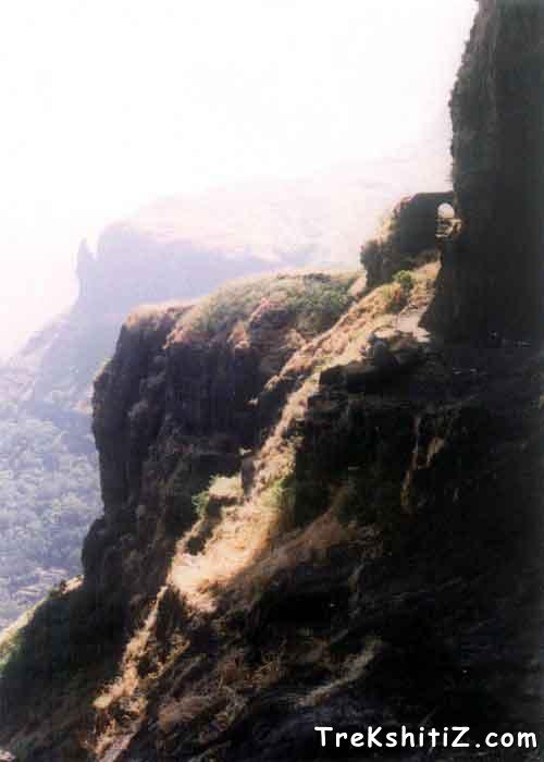 Side view Of Ratangad