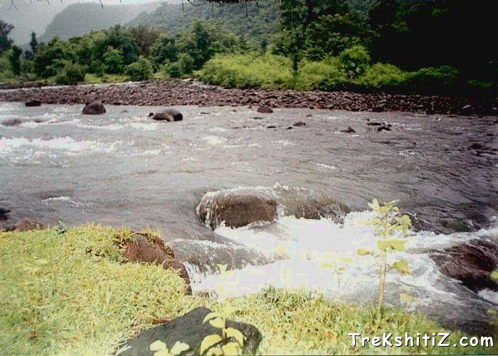 Waterfall near Shivtharghal