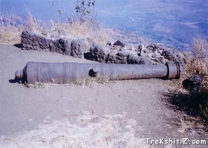 Cannon on Sinhagad